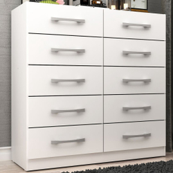 Cômoda 10 Gavetas Torres Branco - Pnr Móveis é boa?