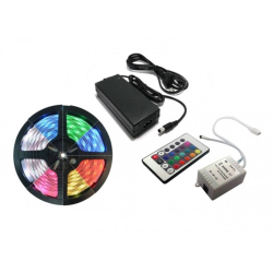 Fita de Led rgb 5050 com Controle Remoto 5 Metros A Prova D'Água Dupla Face 300 LEDs com Fonte 12V é boa?