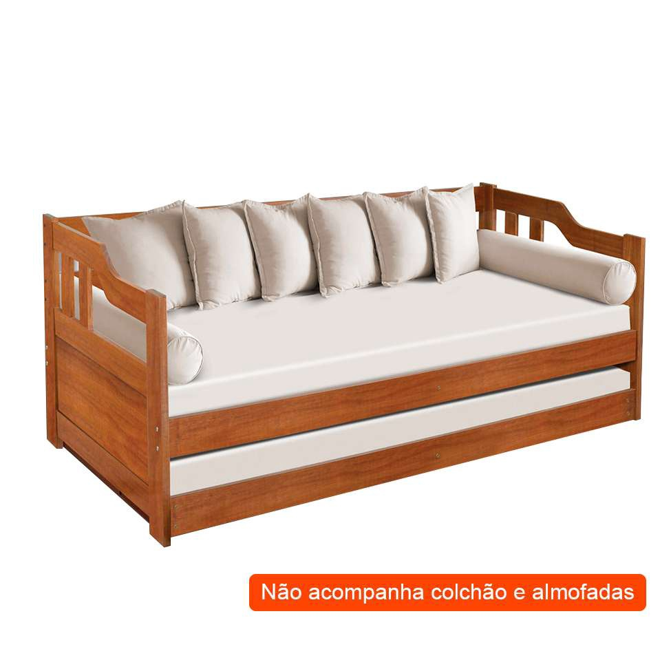 Sofá Cama Casal 3 Lugares Medelín Mel no Shoptime