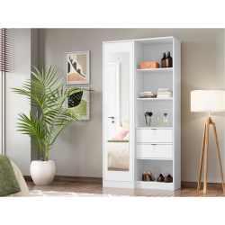 Armário Cômoda Multiuso Demobile Poesia com 2 Gavetas e 1 Porta – Branco é boa?