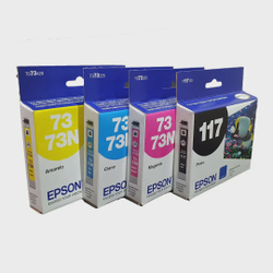 Kit 4 Cartuchos epson T117 117 To73 73n para T24 T23 TX105 TX115 Menor preço em Kit 4 Cartuchos epson T117 117 To73 73n para T24 T23 TX105 TX115