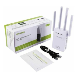 Roteador Repetidor Amplificador De Sinal Wifi 2800m 4 Antenas Pix-link é boa?