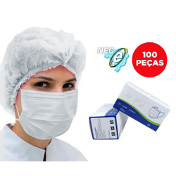 100 Máscaras Cirúrgica Descartável Tripla Proteção com Clip Nasal Aprovado Anvisa é boa?