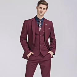 Terno Oxford Masculino Slim Vinho é boa?