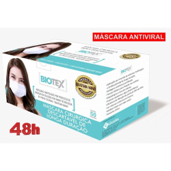Máscara Cirúrgica Tripla Com Antiviral (48 Horas de Duração) - Descartável é boa?