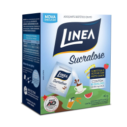 Linea Adoçante Em Pó Sucralose 50 Saches Menor preço em Linea Adoçante Em Pó Sucralose 50 Saches