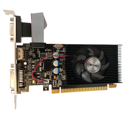 Placa de v deo afox gt220 1gb ddr3 128bits low profile hdmi dvi vga