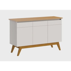 Buffet Classic 3 Portas Off White com Nature - Imcal Móveis é boa?