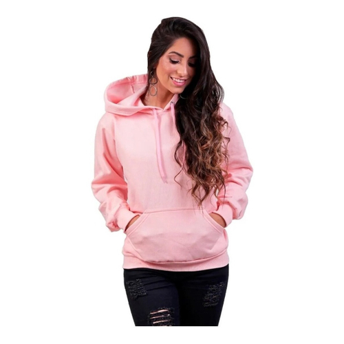 hot pink plus size moletom com capuz