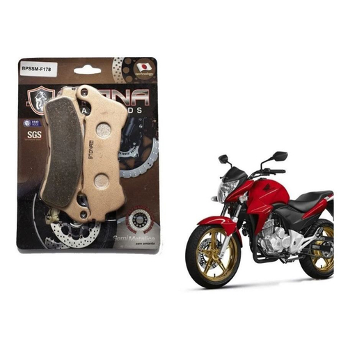 Pastilha De Freio Dianteira Stona Sm Honda Cb Cb No Shoptime