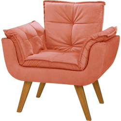Poltrona Decorativa Opala Suede Rosa Bebê - Dora Bela é boa?