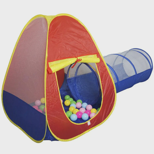 Barraca Infantil Cabana Toca Tunel 2 Em 1 Tipo Piscina 60 Bolinhas Importway No Shoptime