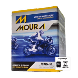 Bateria Moto 6Ah MA6D 12V - Moura é ruim? Bateria Moto 6Ah MA6D 12V - Moura é boa?
