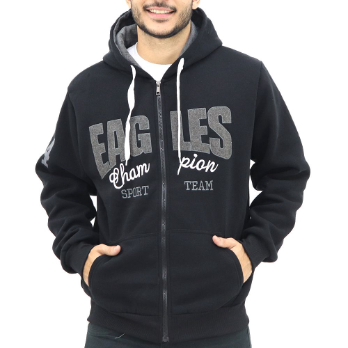 air force zipper moletom com capuz