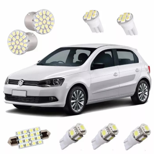 Kit L Mpadas Led Volkswagen Gol G G Ou G No Shoptime