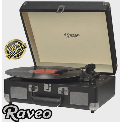 Vitrola Toca Discos De Vinil Raveo Bluetooth Usb Reproduz Grava Mp Bivolt Sa Da Auxiliar Retr