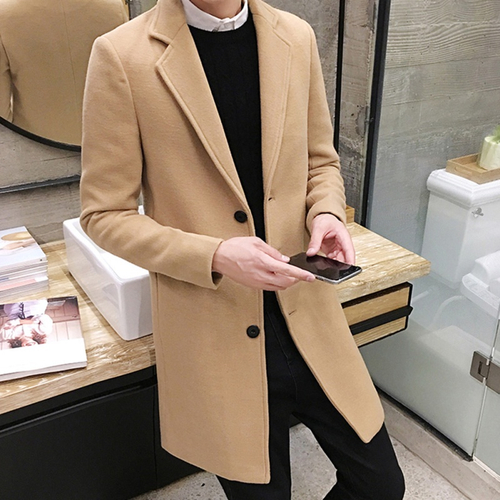 Gola De Lapela Com Botões Tamanho Masculino Cor Sólida Sobretudo Trench Coat No Time Sobretudo Trench Coat No Time, Is A Trench Coat Business Casual Or Formal