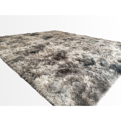 Tapete Saturs Shaggy Pelo Alto Mesclado Cinza - 200 x 240 cm Tapete para Sala e Quarto é boa?