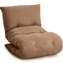 Futon Dobrável de Espuma Solteiro Marrom - Emcompre é boa?