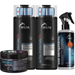 Kit truss ultra hydration plus + tratamento home care 4 produtos é boa?
