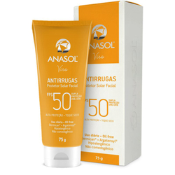 Protetor Solar Facial Antirrugas 50FPS Anasol é boa?