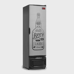 Refrigerador Vertical Cervejeira 230 Litros 127v Frost Free Gelopar Preto Menor preço em Refrigerador Vertical Cervejeira 230 Litros 127v Frost Free Gelopar Preto