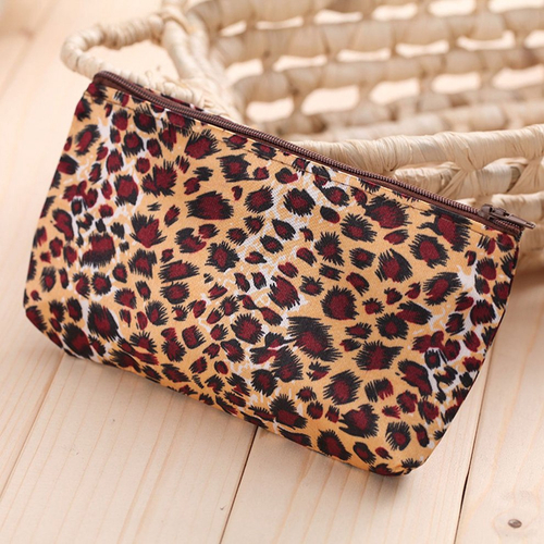 leopard cosmetic bolsa