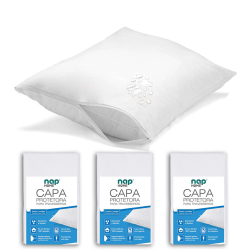 Kit 3 Capas Protetoras de Travesseiro Repelente a líquidos Nap Home é boa?