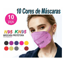 Kit 10 Máscara de Proteção Colorida ( N95 ) Kn95 - PFF2 é ruim? Kit 10 Máscara de Proteção Colorida ( N95 ) Kn95 - PFF2 é boa?