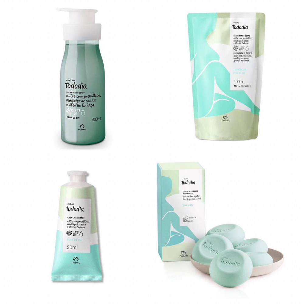 Kit Presente Natura Tododia Flor De Lis No Shoptime