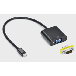 Cabo adaptador/conversor mini displayport macho para vga femea com adaptador para macho é boa?