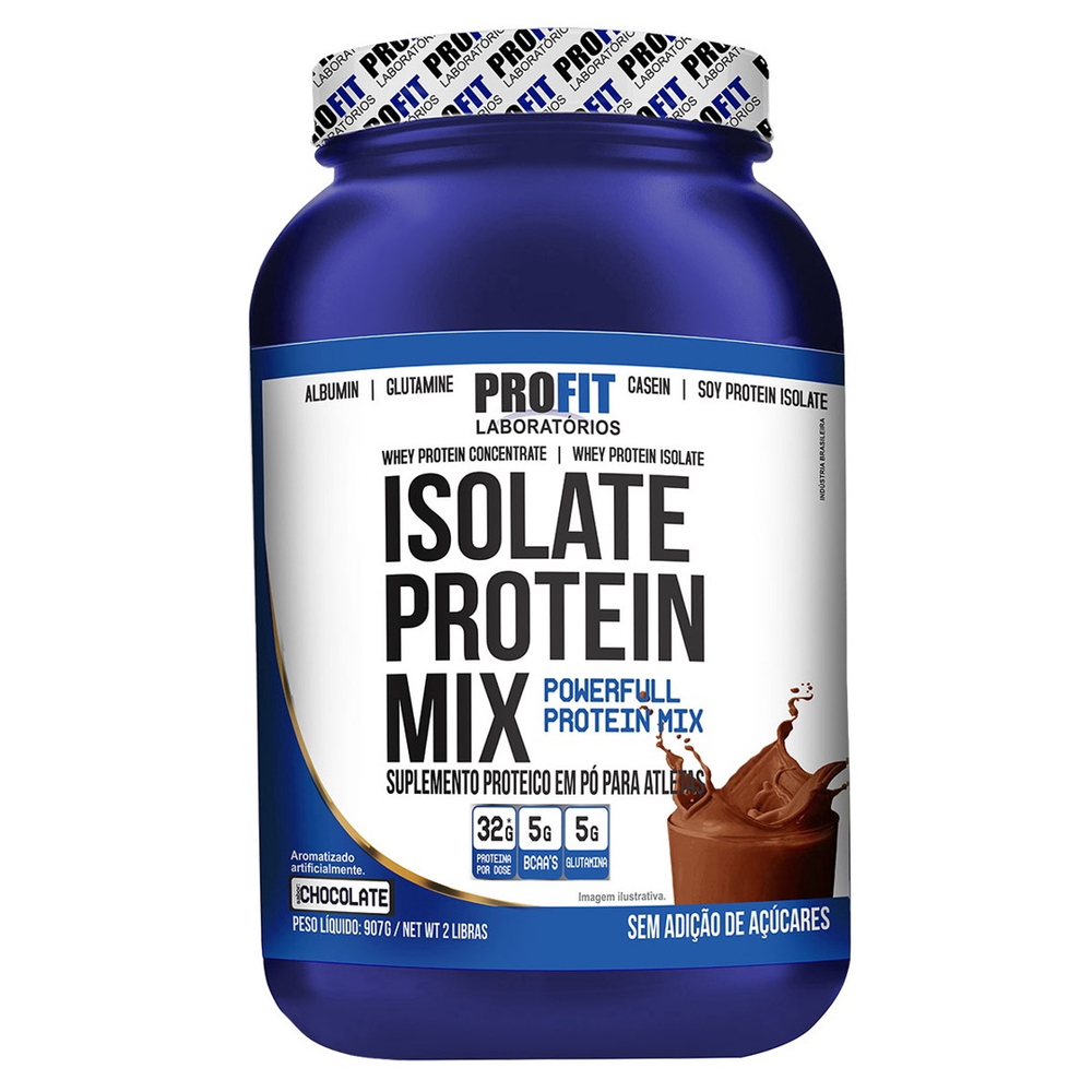 Whey isolate protein mix Profit 907g Chocolate no Shoptime