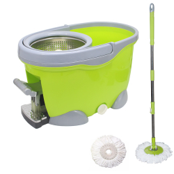 Balde Esfregão Spin Mop 360º centrifugador com pedal cesto inox alça completo refils SP301 - Tssaper é boa?