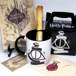 Kit Normal Harry Potter (6 Itens) Com carta, mapa do marot, lista de feitiços e + é boa?