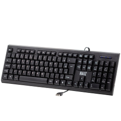 Teclado Para Computador Notebook Home office Usb Slim Haiz Hz-536 Qwerty Português Brasil Preto Menor preço em Teclado Para Computador Notebook Home office Usb Slim Haiz Hz-536 Qwerty Português Brasil Preto