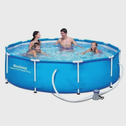 Piscina Bestway 9150 Litros Bomba Filtro 110v 3,66 m X 1 m #56419 é boa?