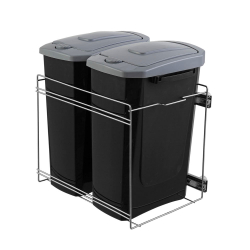 Lixeira Dupla Deslizante M1041 30 Litros Preta 325 x 440 x 450 mm é boa?