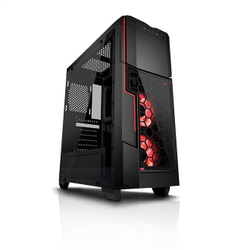 Gabinete Gamer 3 Baias Crimson 211G Vidro Temperado Azza CRIMSON-211G é boa?