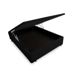 Base Box Baú Viúva Agnaldo Camas Suede Preto 40x128x188 é boa?