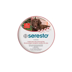 Coleira Seresto 45 grs Antipulgas Para Cães acima de 8kg é boa?