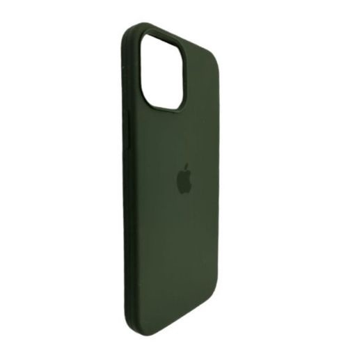 Capa Case Silicone Iphone Pro Max Verde Militar Aveluda No Shoptime