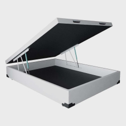 Base para Cama Box Casal Premium com Baú (45x138x188) Corino Branca é boa?