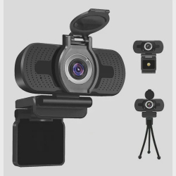 Webcam com Microfone Full Hd 1080p pc Computador com Microfone Com acompanha tripé é boa?