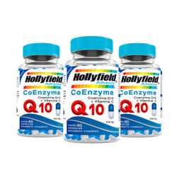 Coenzima Q10 Hollyfield + Vit C 100mg 270 Cápsulas kit com 3 é boa?