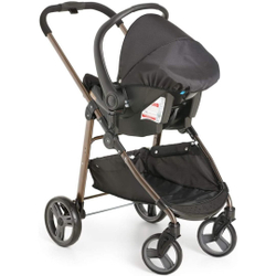 Carrinho de Bebê Moisés Olympus Preto com Bebê Conforto Menor preço em Carrinho de Bebê Moisés Olympus Preto com Bebê Conforto