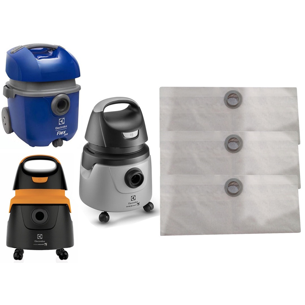 Kit Com Sacos Descart Veis Aspirador P Electrolux Flex A N Smart Acqua Power No Shoptime