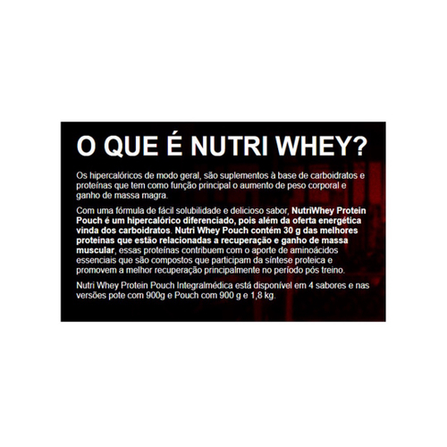 Nutri Whey 1 8kg Protein Isolado E Concentrado Integralmedica No Shoptime