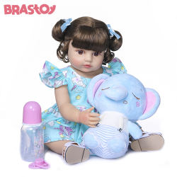 Brastoy Boneca Bebê Reborn Silicone Menina Elefantinho Olhos Castanho 55cm é boa?