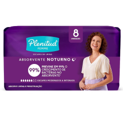 Absorvente Noturno Plenitud Femme - 8 unidades é boa?