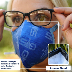 10 Máscaras N95 (PFF2) gvs aero 2 Azul com espuma no clipe nasal (espuma similar aura 9320 da 3M) - Inmetro c. A: 38337 é ruim? 10 Máscaras N95 (PFF2) gvs aero 2 Azul com espuma no clipe nasal (espuma similar aura 9320 da 3M) - Inmetro c. A: 38337 é boa?